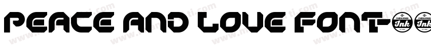 Peace and Love Font字体转换